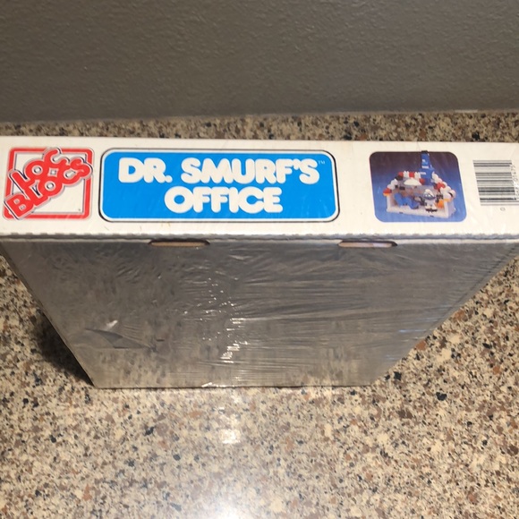 Loc Blocs Dr Smurf office vintage new in package - Picture 4 of 5